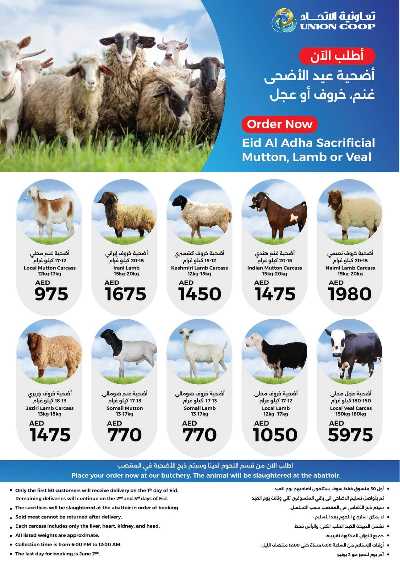 عروض الأضحيه من جمعية الإتحاد 1