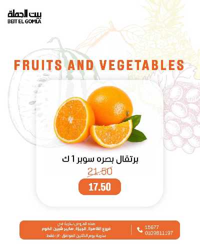 عروض الاثنين من بيت الجمله - عدا فروع مدينتى 9
