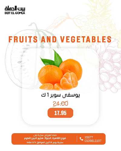 عروض الاثنين من بيت الجمله - عدا فروع مدينتى 13