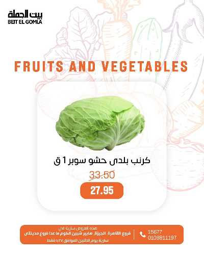 عروض الاثنين من بيت الجمله - عدا فروع مدينتى 18