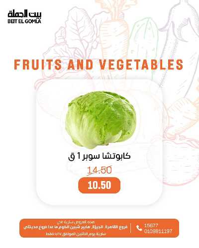 عروض الاثنين من بيت الجمله - عدا فروع مدينتى 21