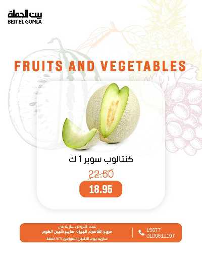 عروض الاثنين من بيت الجمله - عدا فروع مدينتى 5