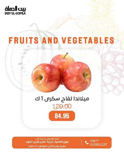 عروض الاثنين من بيت الجمله - عدا فروع مدينتى 8