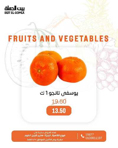 عروض الاثنين من بيت الجمله - عدا فروع مدينتى 9