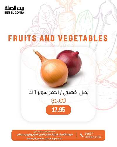 عروض الاثنين من بيت الجمله - عدا فروع مدينتى 17