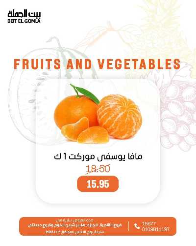 عروض الاثنين من بيت الجمله - عدا فروع مدينتى 6