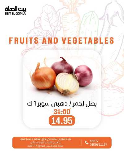 عروض الاثنين من بيت الجمله  - عدا فروع مدينتى 15