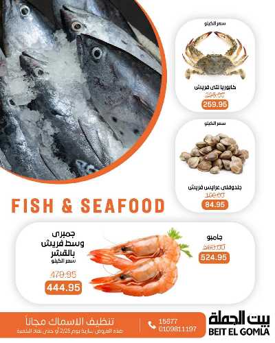 عروض الثلاثاء على الاسماك من بيت الجمله 6
