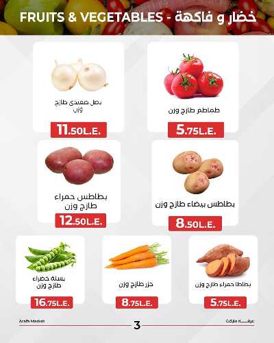 عروض شادر الخميس من عرفة ماركت 5
