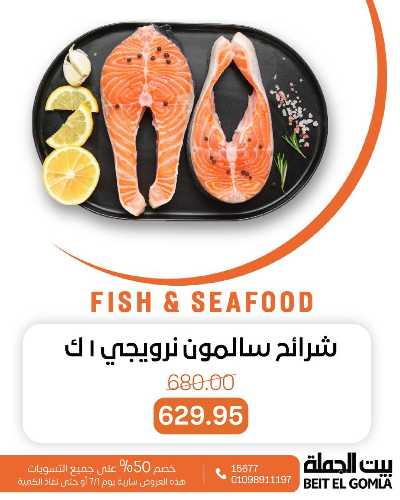 عروض الثلاثاء على الاسماك من بيت الجمله 9