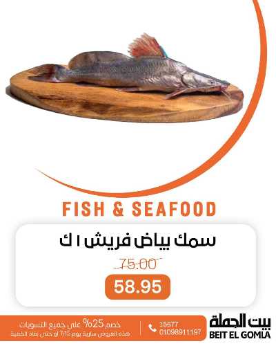 عروض الثلاثاء على الاسماك من بيت الجمله 9