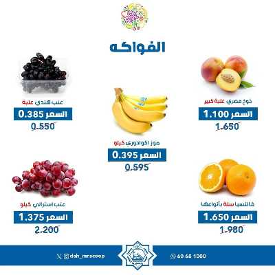 عروض الاربعاء من جمعية الضاحية والمنصورية - خضار وفاكهه 6