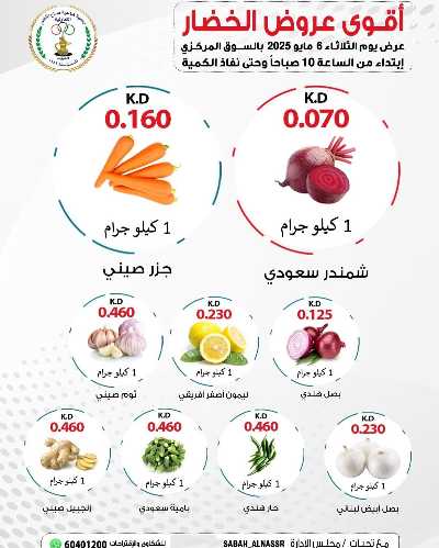 عروض الثلاثاء من جمعية صباح الناصر التعاونية 2
