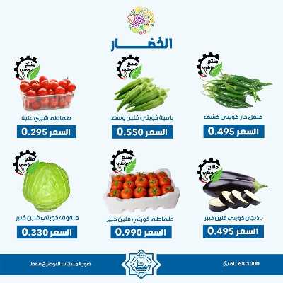 عروض الاربعاء من جمعية الضاحية والمنصورية - خضار وفاكهه 2