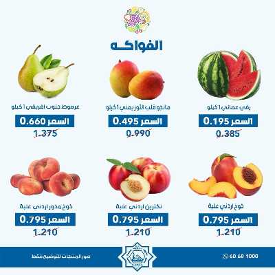 عروض الاربعاء من جمعية الضاحية والمنصورية - خضار وفاكهه 6