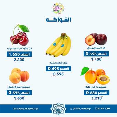 عروض الاربعاء من جمعية الضاحية والمنصورية - خضار وفاكهه 5