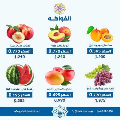 عروض الاربعاء من جمعية الضاحية والمنصورية - خضار وفاكهه 7