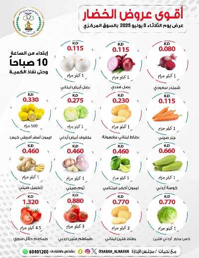 عروض الثلاثاء من جمعية صباح الناصر التعاونية 2