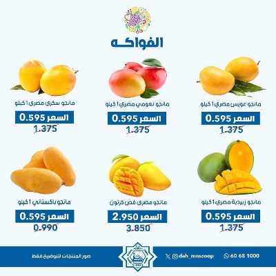 عروض الاربعاء من جمعية الضاحية والمنصورية - خضار وفاكهه 5