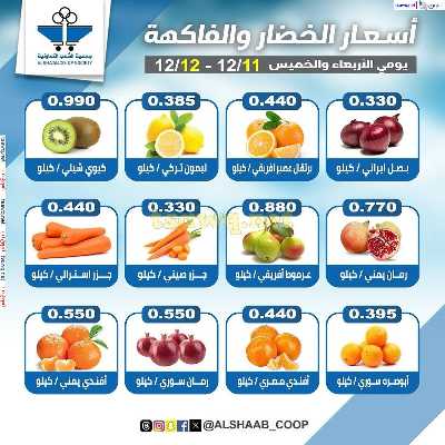 عروض الطازج من جمعية الشعب التعاونية 2