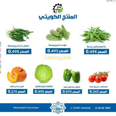 عروض الاربعاء من جمعية الضاحية والمنصورية - خضار وفاكهه 2
