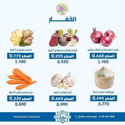 عروض الاربعاء من جمعية الضاحية والمنصورية - خضار وفاكهه 2