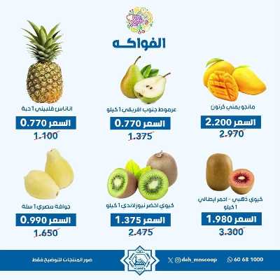 عروض الاربعاء من جمعية الضاحية والمنصورية - خضار وفاكهه 4