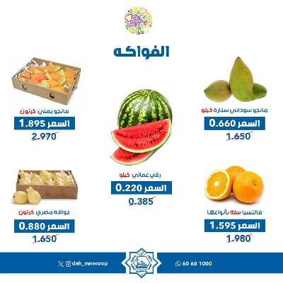 عروض الاربعاء من جمعية الضاحية والمنصورية - خضار وفاكهه 8