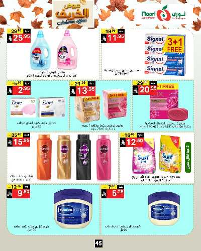 عروض الخريف من نورى ماركت 45