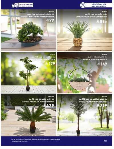 صفحة 226 من كتالوج عروض الأثاث الخارجى من ساكو